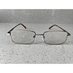 Eyebuydirect Tab Gunmetal Rectangle Eyeglasses Frames ONLY 52-17-138 C2